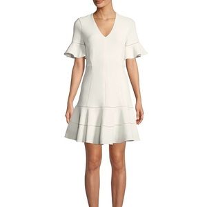 Rebecca Taylor white flounce dress-size 8